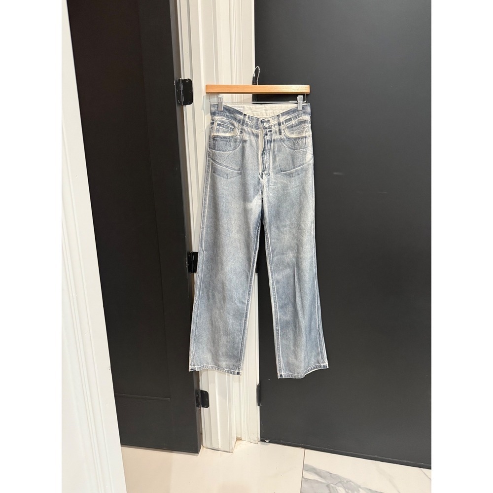 ZARA Wide Leg Jeans Light Wash Denim Womens Size 2